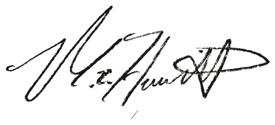 Michael Hewitt’s signature