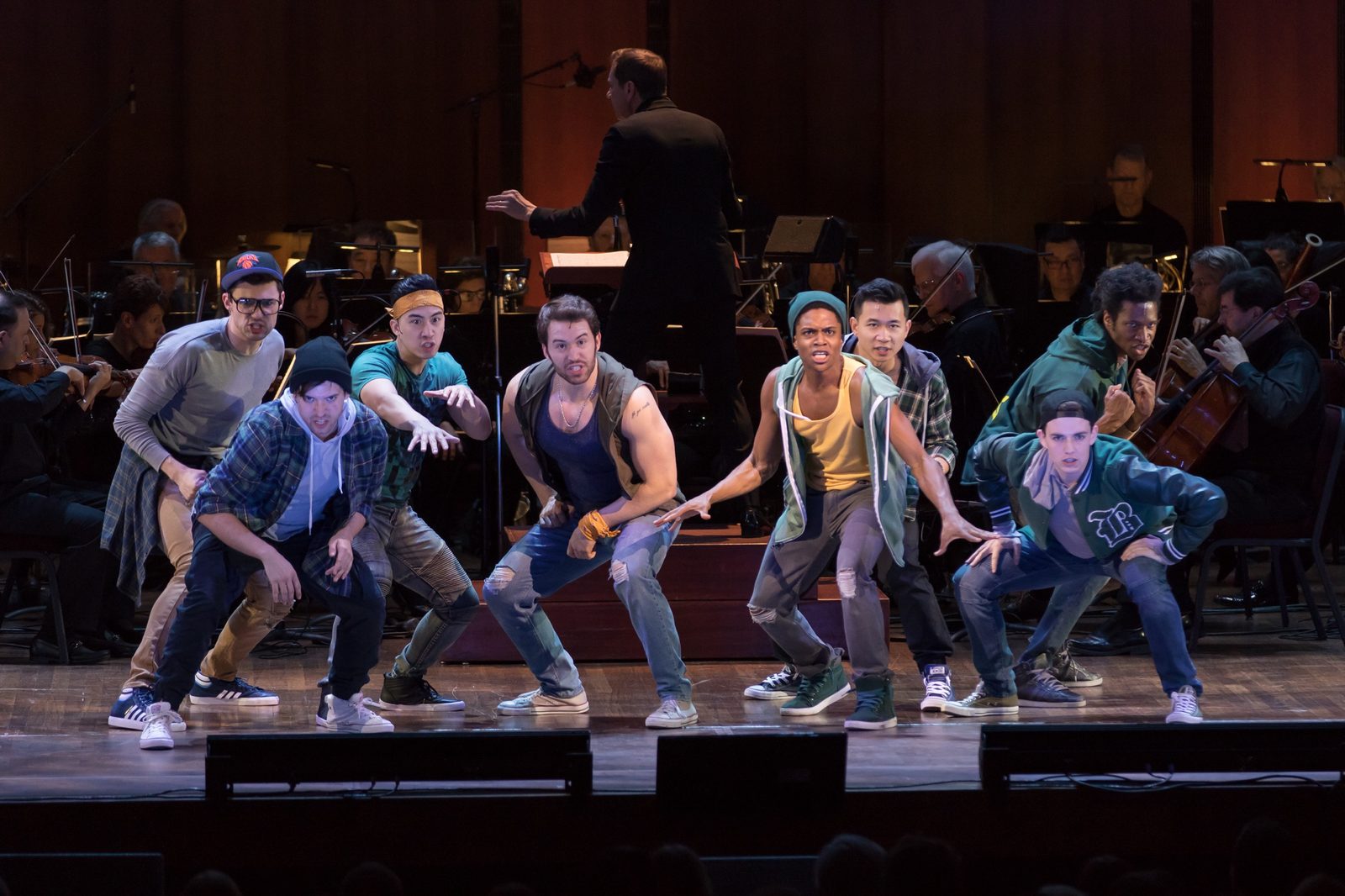 Michael Hewitt in West Side Story with the National Symphony Orchestra